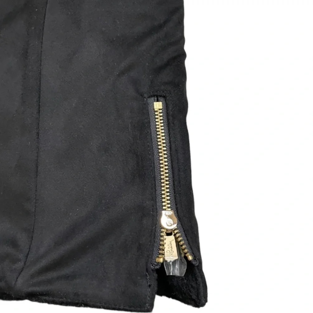 Lilly Pulitzer Vest Womens XXS Black Skyden Reversible Golf Suede Sherpa Sporty - Picture 11 of 15
